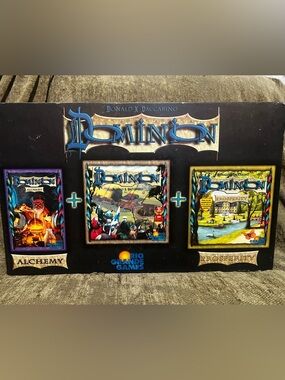 Dominion Board Game Box Set - Dominion, Dominion Alchemy & Dominion Prosperity